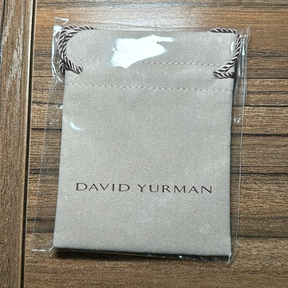 David Yurman Medium Suede Jewelry Pouch